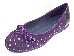 FARO K-352 - Purple Suede Ballet Flats