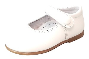 K-5327 - White Button Shoes