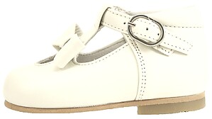 K-5625 - Ivory Bow Dress Shoes
