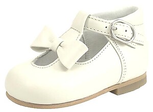K-5625 - Ivory Bow Dress Shoes