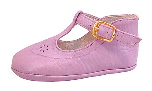 TI-8007 - Lilac Crib Shoes - Euro 17 Size 2