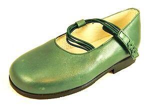P-1117 - Green Mary Janes - Euro 25 Size 8