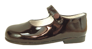 P-2550 - Brown Patent - Euro 24 Size 7