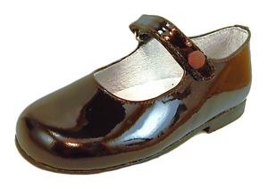 P-2550 - Brown Patent - Euro 24 Size 7