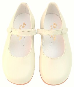 P-2550 - Ivory Pearl Mary Jane - Euro 36 Size 5