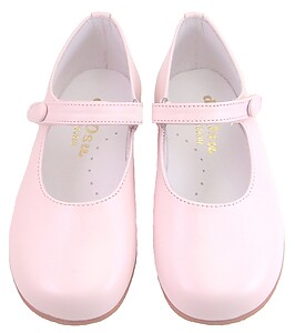 P-2550 - Pink Button Mary Janes - Euro 32 Size 1