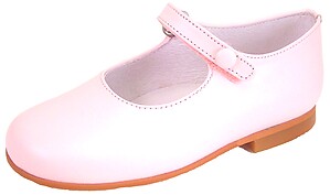 P-2550 - Pink Button Mary Janes - Euro 32 Size 1