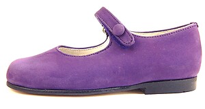 P-2550 - Purple Nubuck Dress Shoes - Euro 25 Size 8