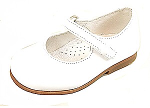 P-2550 - White Mary Janes - Euro 20 Size 4.5