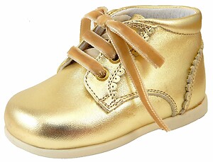 P-7779F - Gold Dress Boots