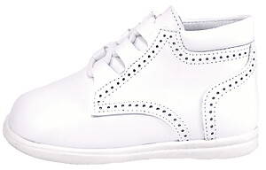 P-7683 - White Ghillie Dress Boots