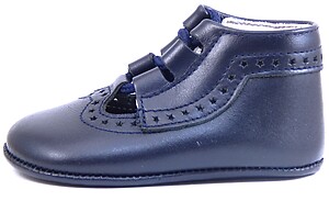 PR-228 - Navy Ghillie Crib Shoes