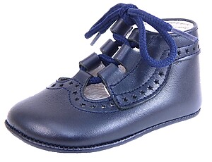 PR-228 - Navy Ghillie Crib Shoes