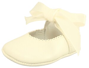 PR-229 - Ivory Dress Pram Shoes