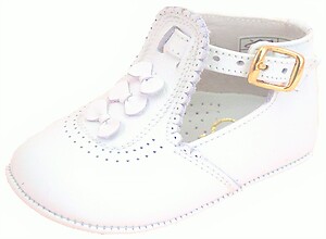 PR-233 (Sale) - White Dress Crib Shoes