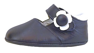 PR-336 - Navy Crib Shoes - Euro 17 Size 2