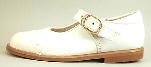 S-5001 - White Cap Toe Shoes - Euro 27 Size 10