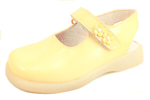 S-7702 - Lemon Yellow Shoe Sandals