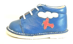 A-1284 - Blue Airplane Boots