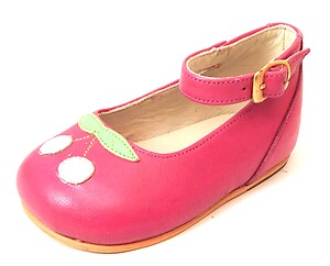 TI-481 - Fuchsia Cherry Ankle Straps - Euro 18 US 3