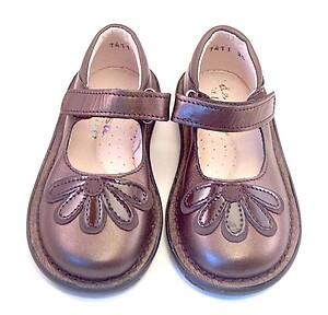 5Z7411 - Brown Metallic Mary Janes