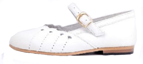 2614 - White Dress Mary Janes