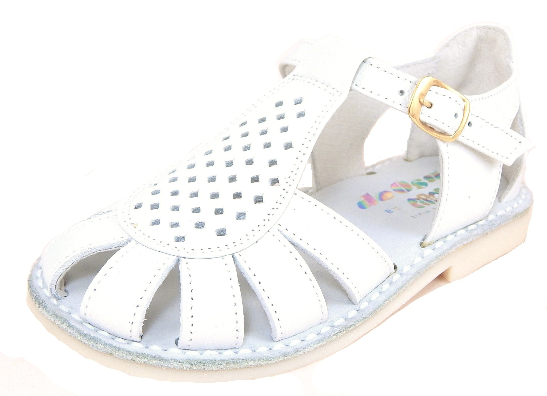 3462 - Girls' White Fisherman Sandals