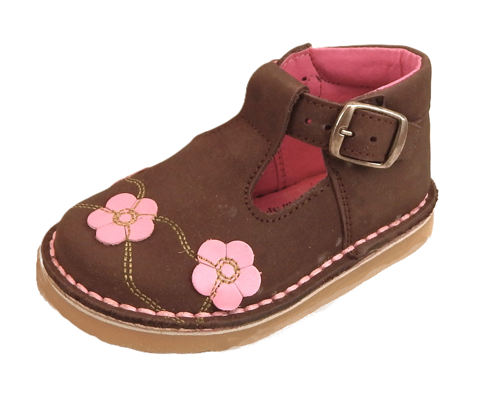 Brown Flower High Tops - Euro 19 Size 4