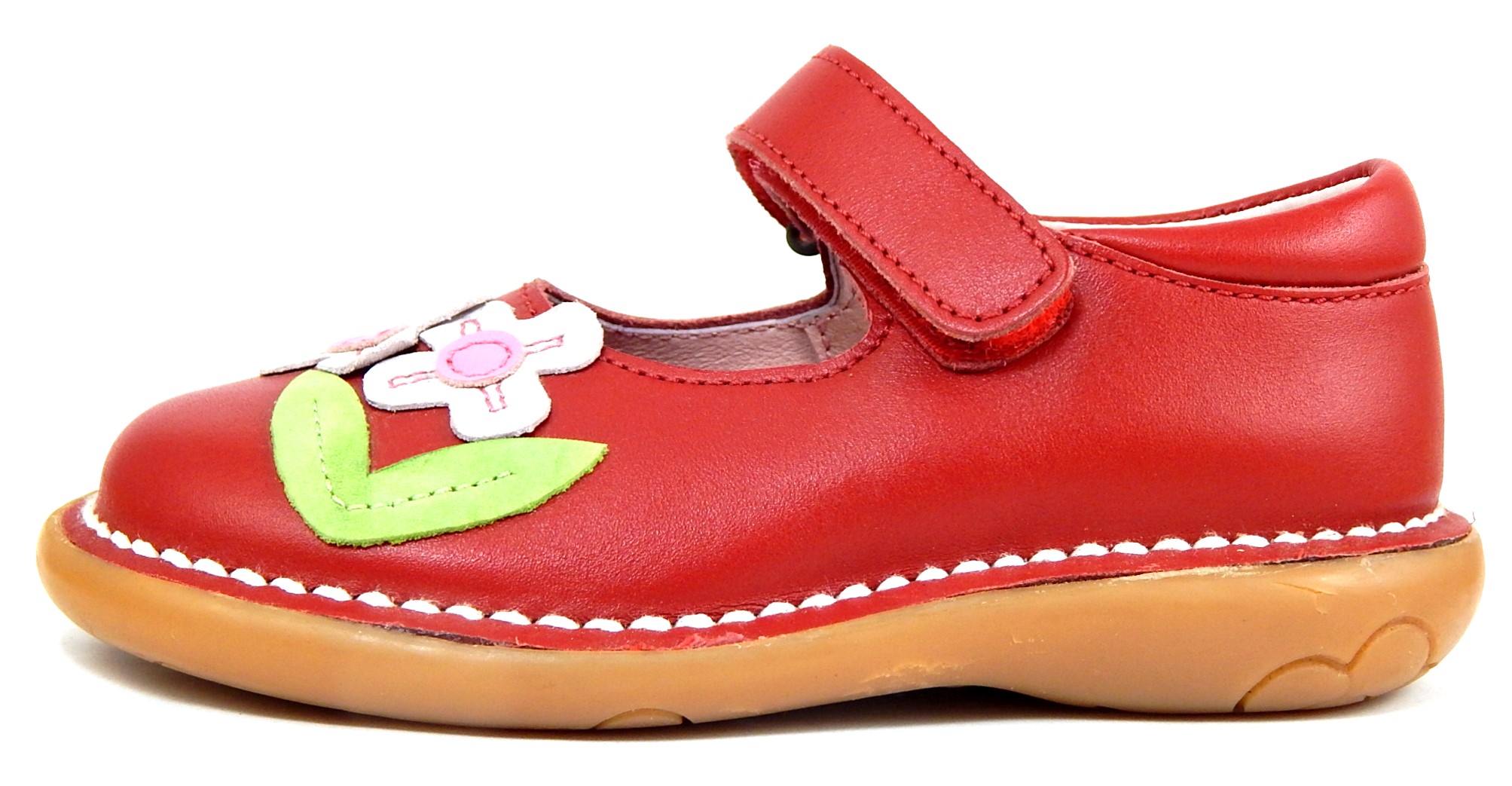 FARO 5Z7011 - Red Flower Mary Janes - Euro 24 Size 7
