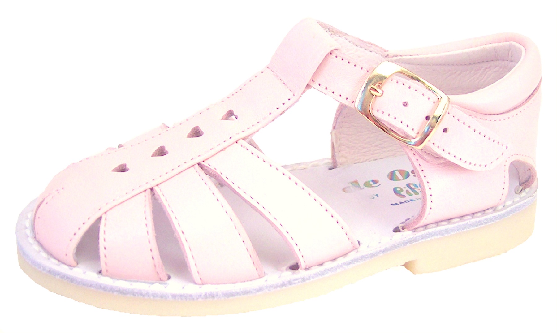 8064 - Pink Heart Fisherman Sandals