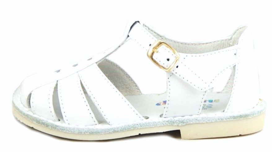 8064 - White Fisherman Sandals - Euro 23 Size 6.5