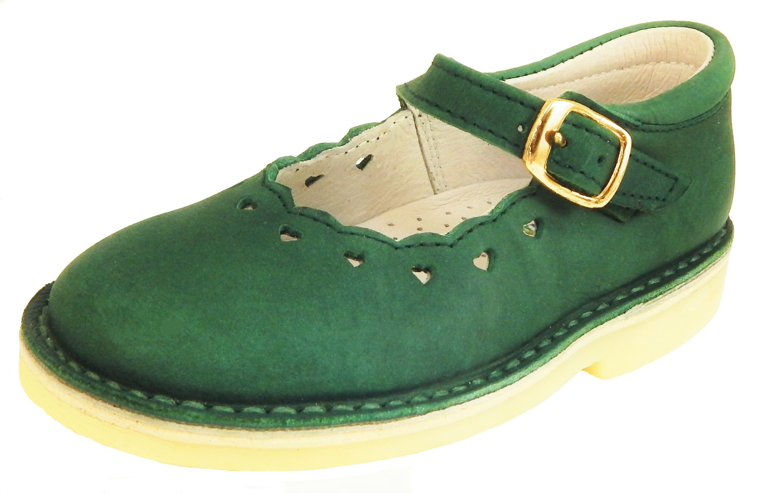 A-1235 - Forest Green Mary Janes