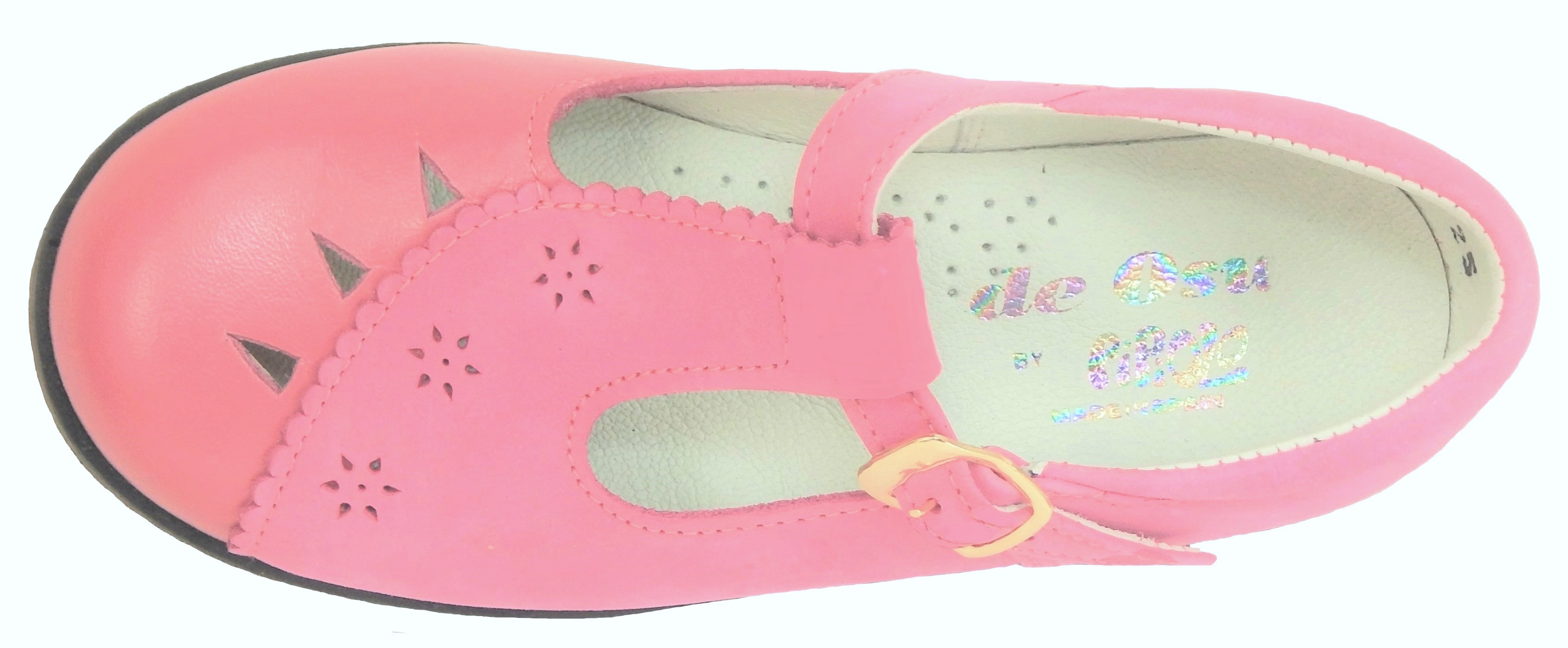 A-1263 Fuschia T-Straps