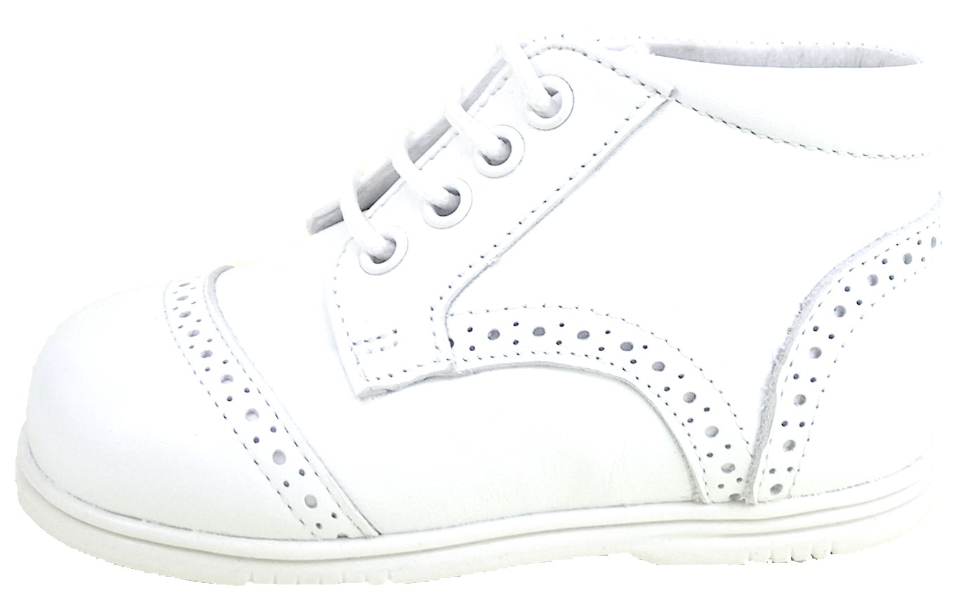 A-432 - Classic White Dress Boots