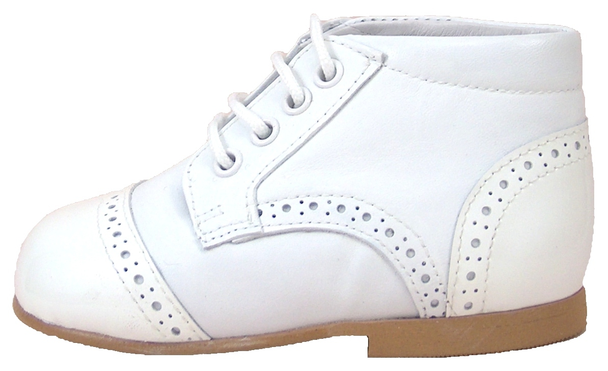 A-432 - White w Cream Patent Dress Boots