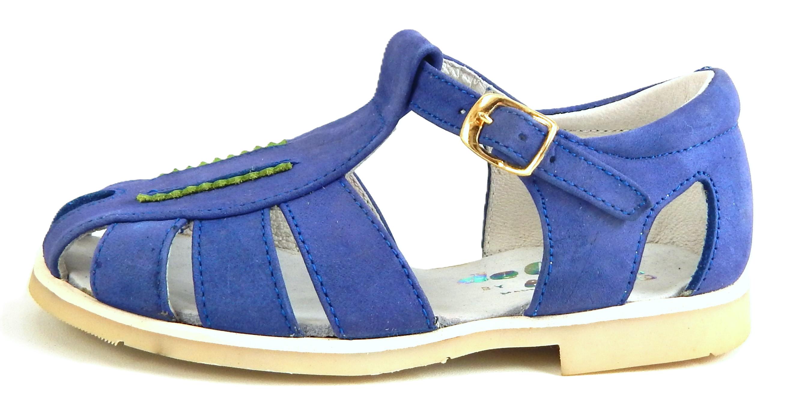 A-7099 - Blue Ric-Rac Sandals