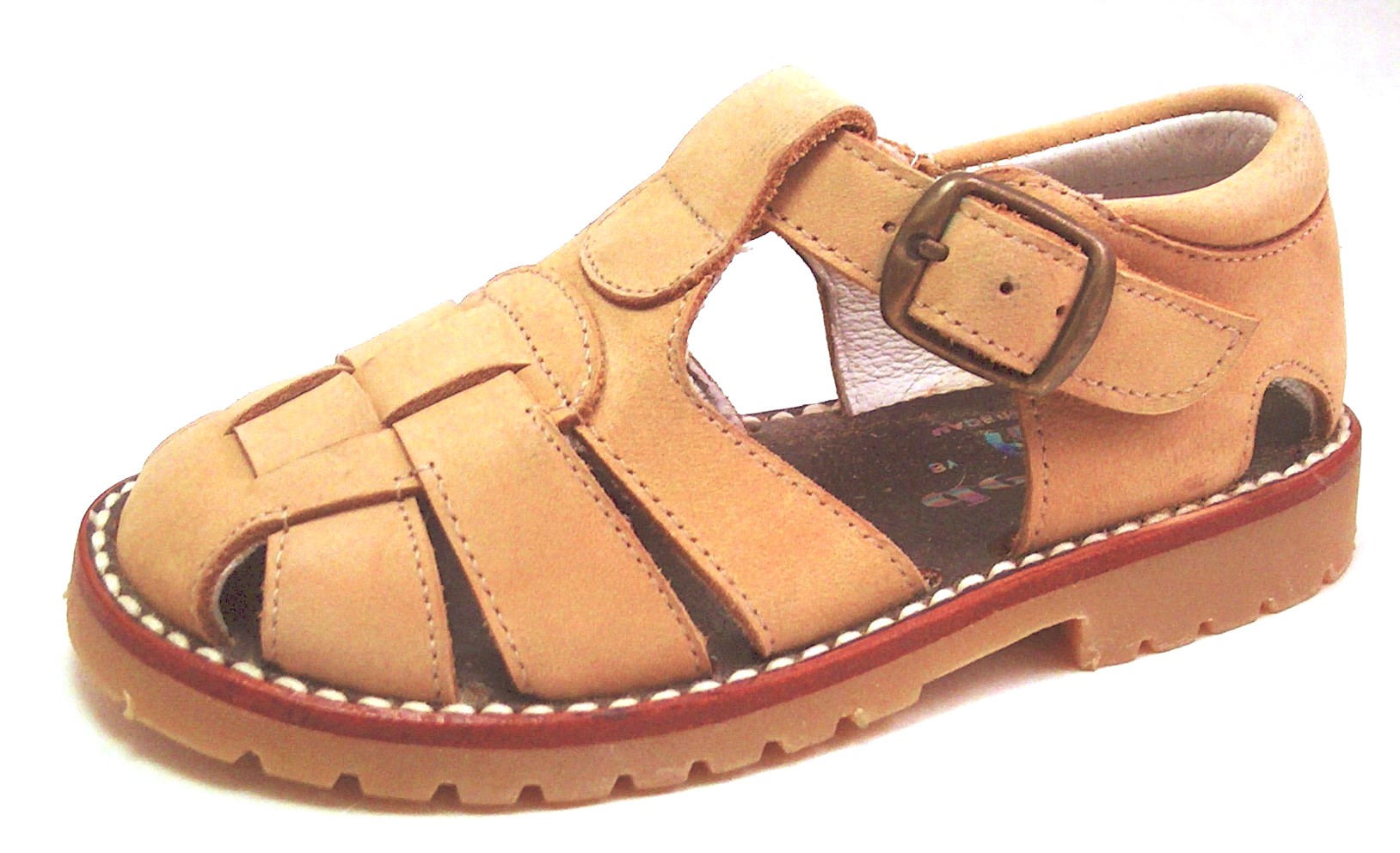 A-7119 - Tan Nubuck Fisherman Sandals