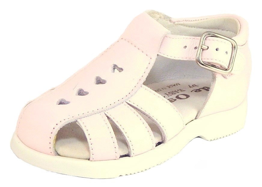 B-109 - Pink Leather Sandals
