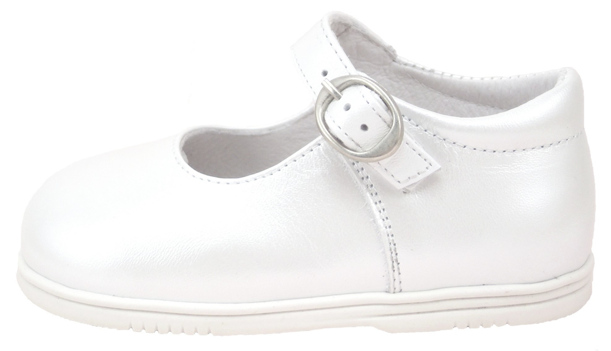 B-111 B - White Pearl Mary Janes