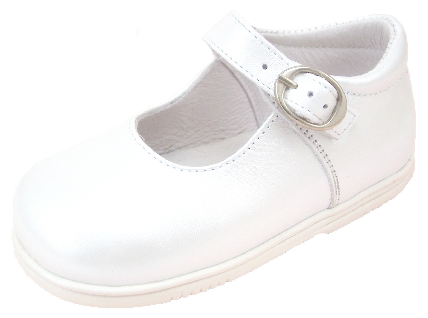 B-111 B - White Pearl Mary Janes