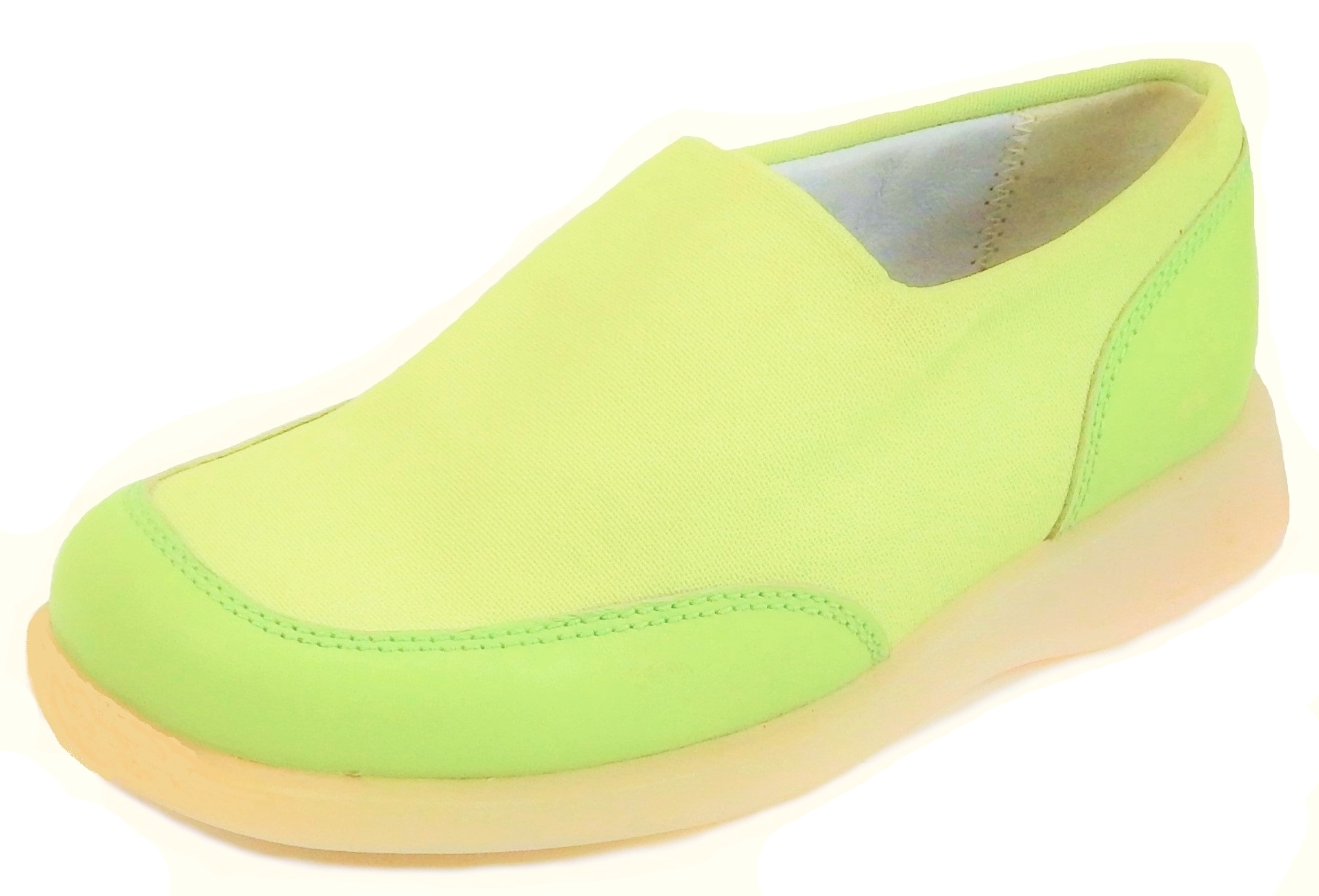 FARO B-3002 - Lime Microfiber Slipons