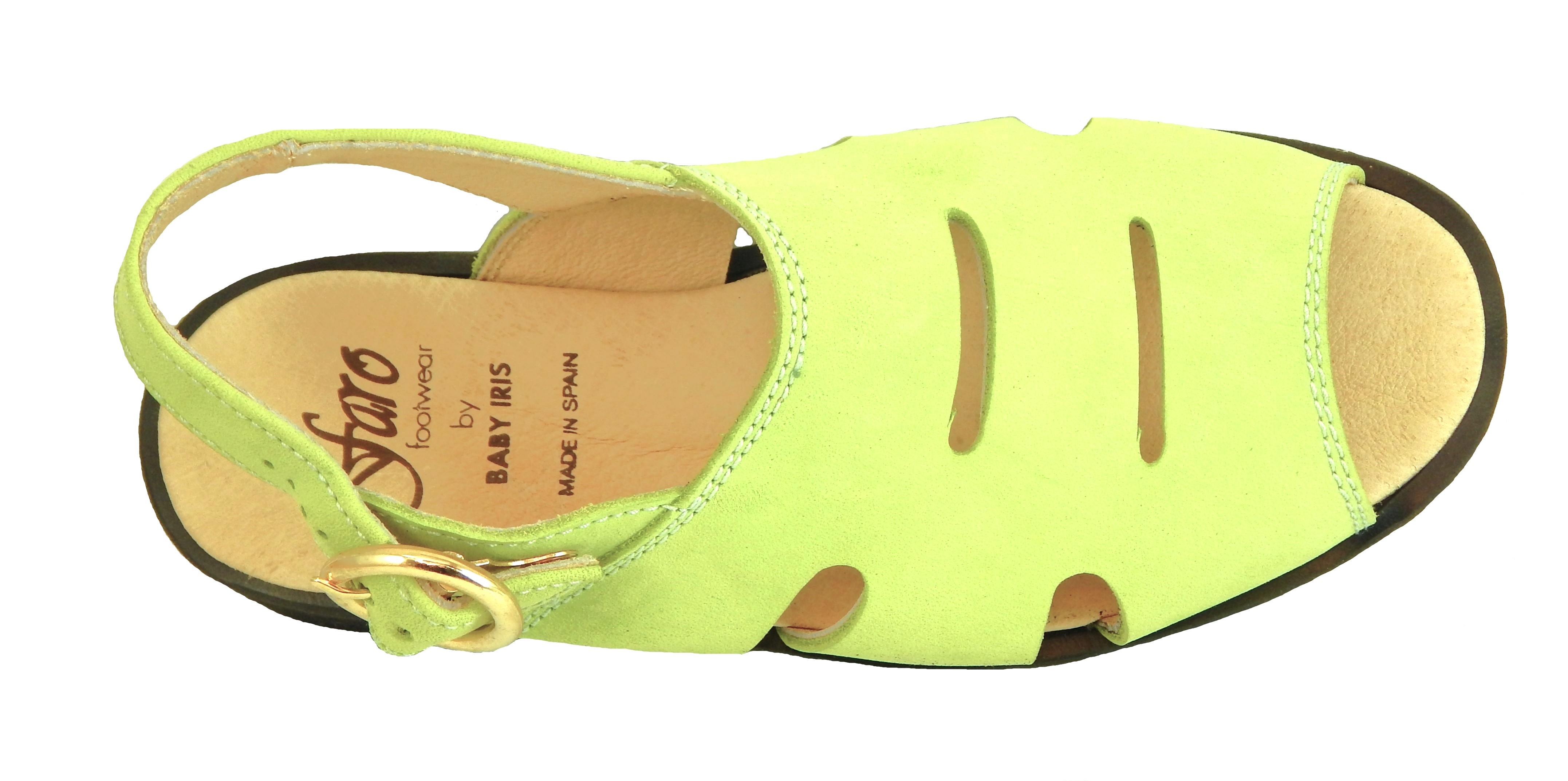 FARO B-472 - Lime Nubuck Slides