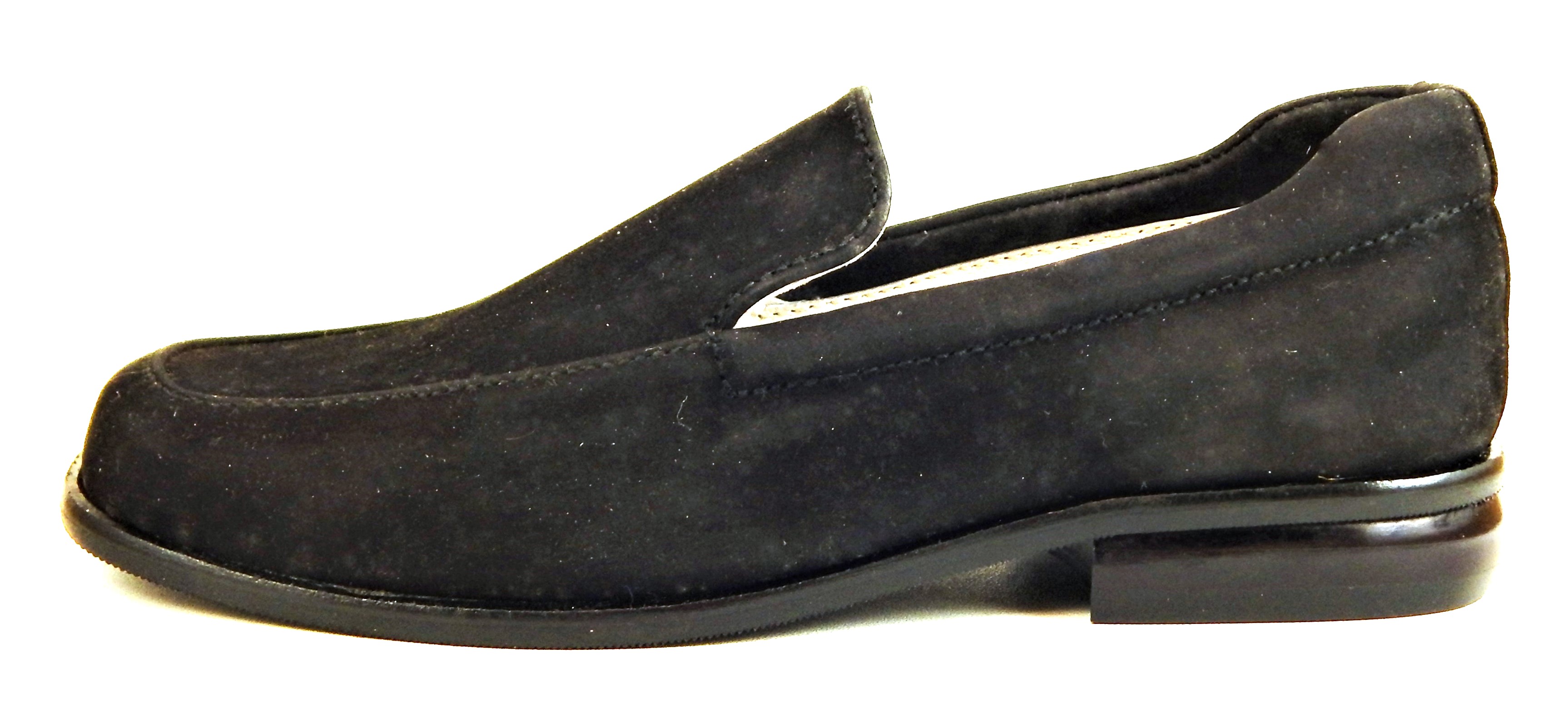 Faro B-6024 - Black Nubuck Loafers - Euro 30 Size 12