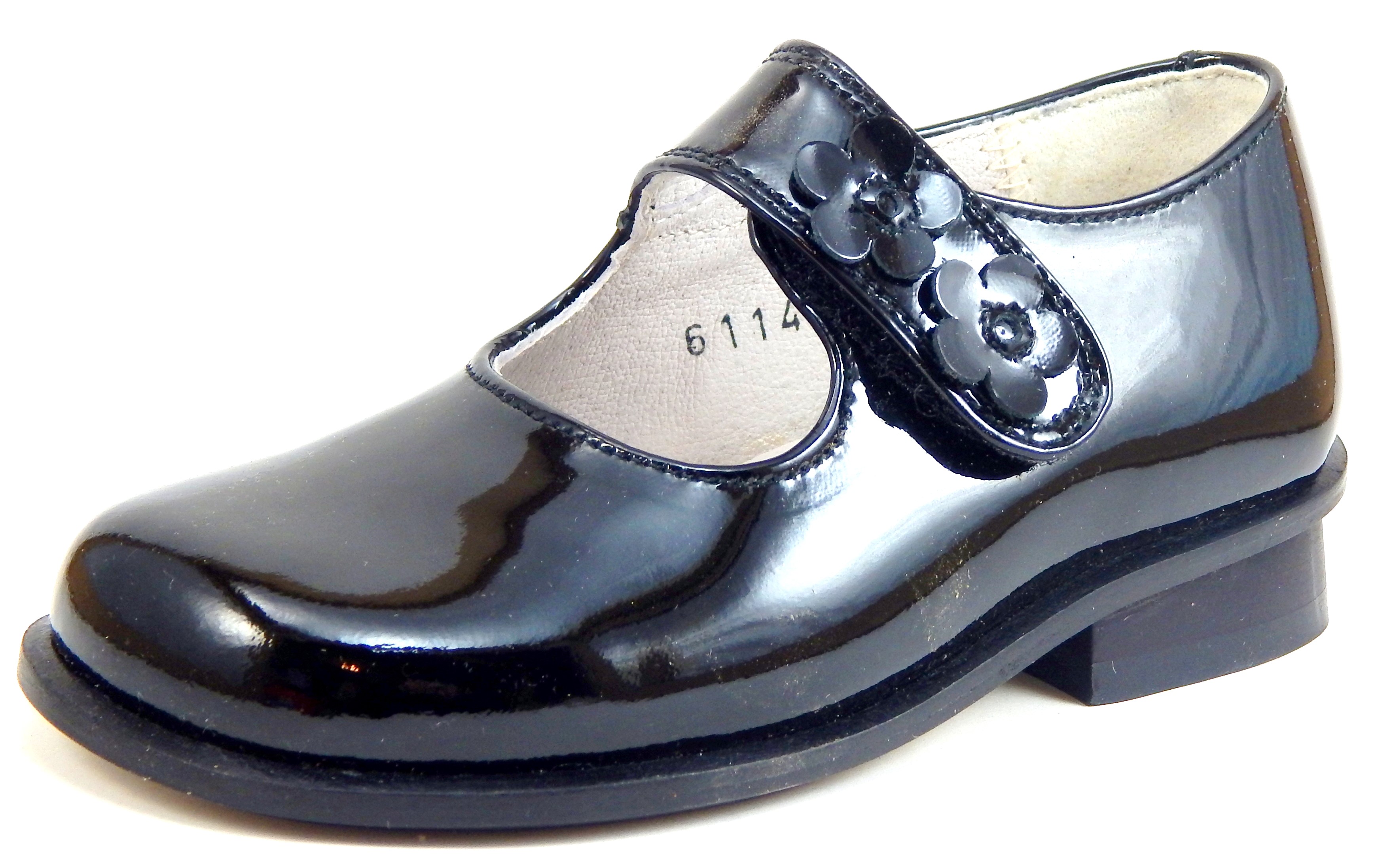 B-6114 - Black Patent Dress Shoes