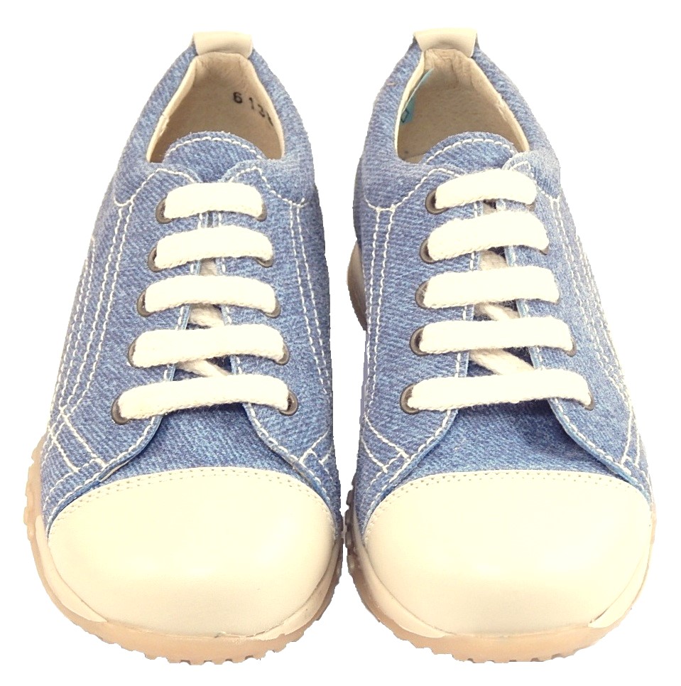 FARO B-6138 - Denim Blue Suede Sneakers