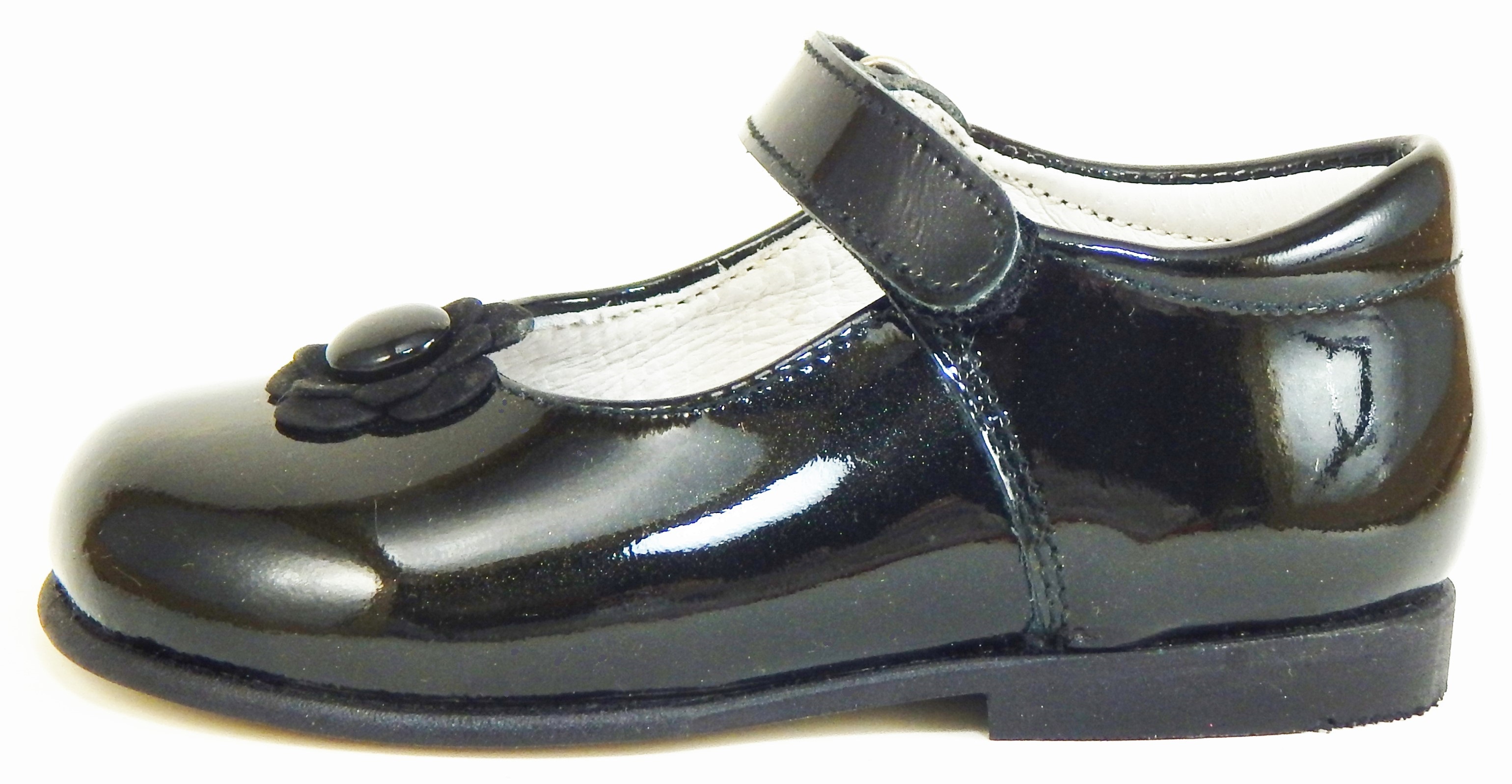 B-6401 - Black Patent Mary Janes - Euro 19 Size 4
