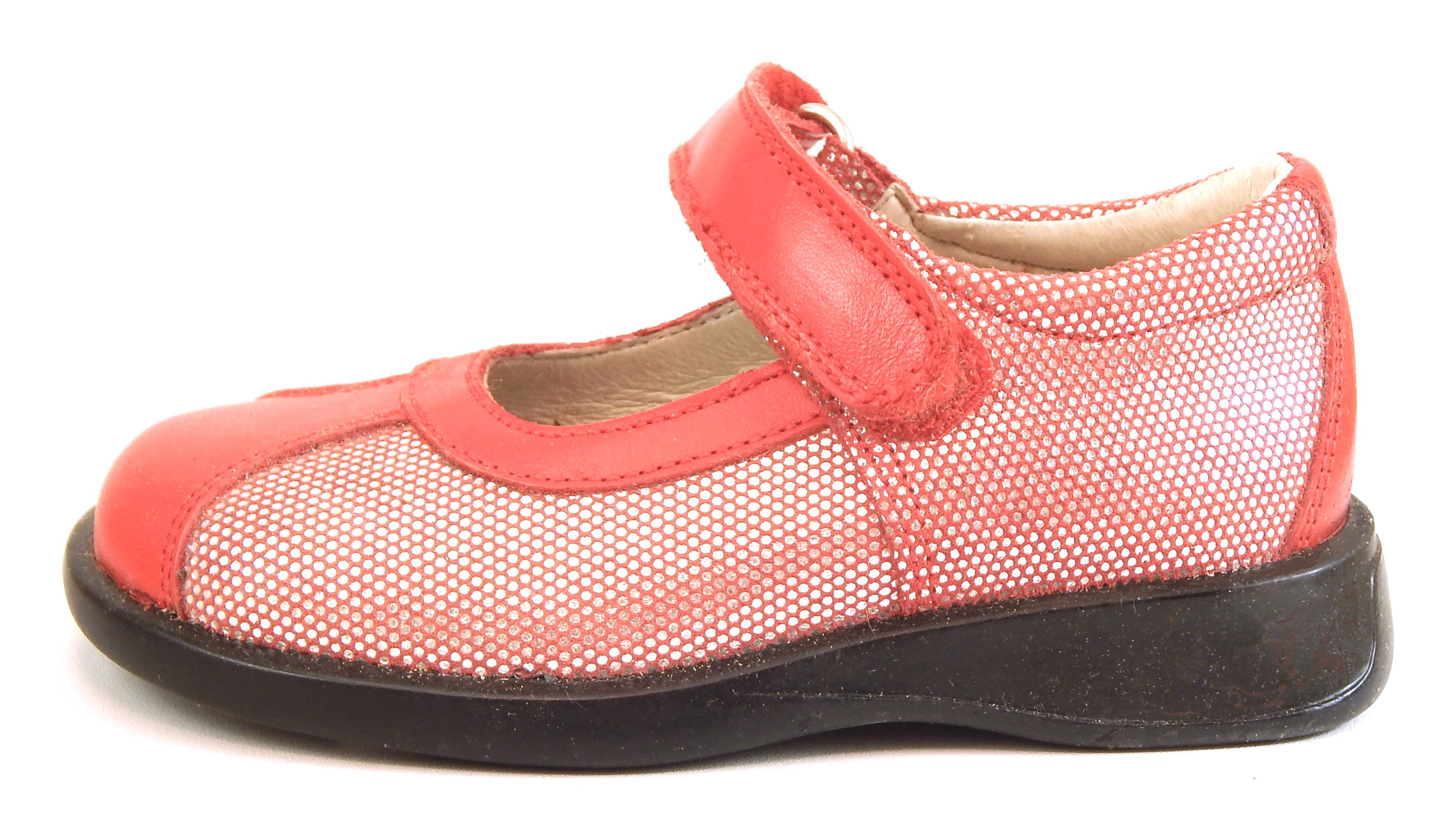 FARO B-6521 - Red Sparkle Mary Janes - Euro 25 Size 8