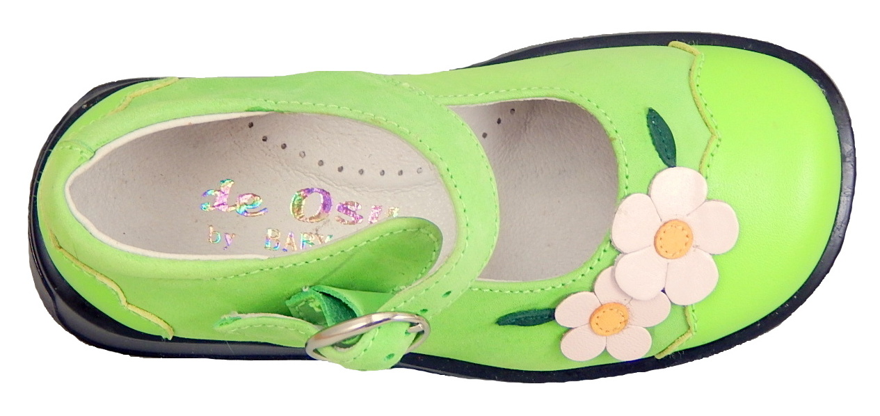 B-7220 - Lime Green Mary Janes - Euro 25 US 7