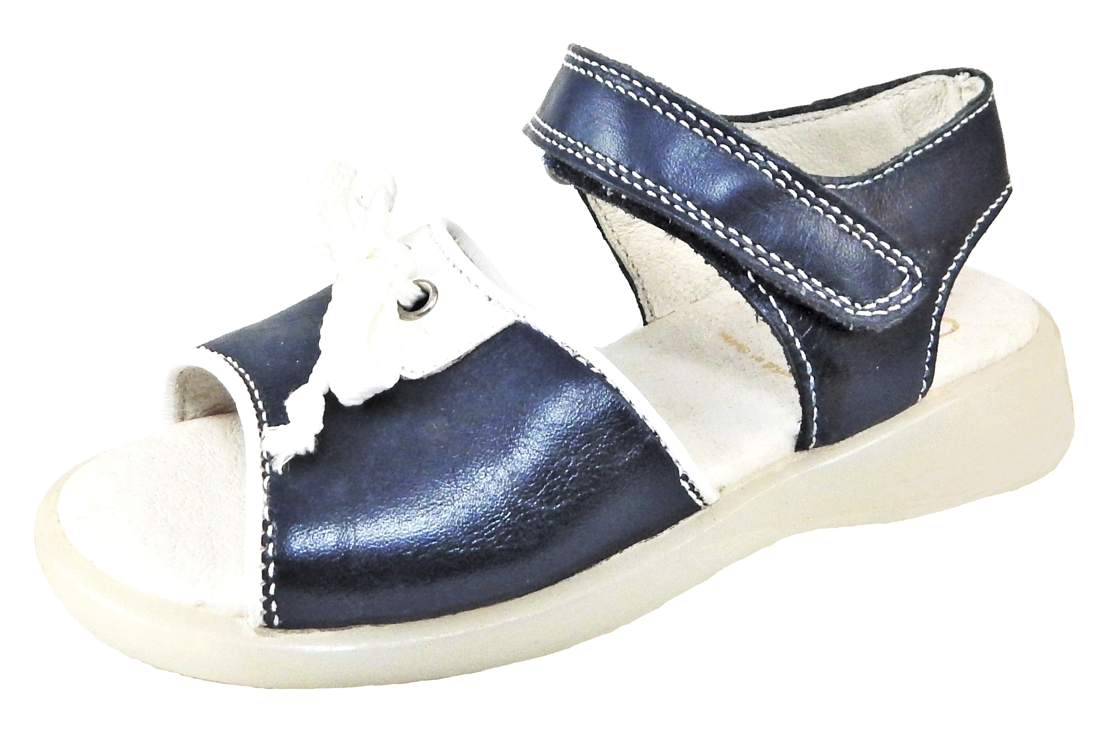 FARO B-7209 - Navy Tie Sandal - Euro 25 Size 8