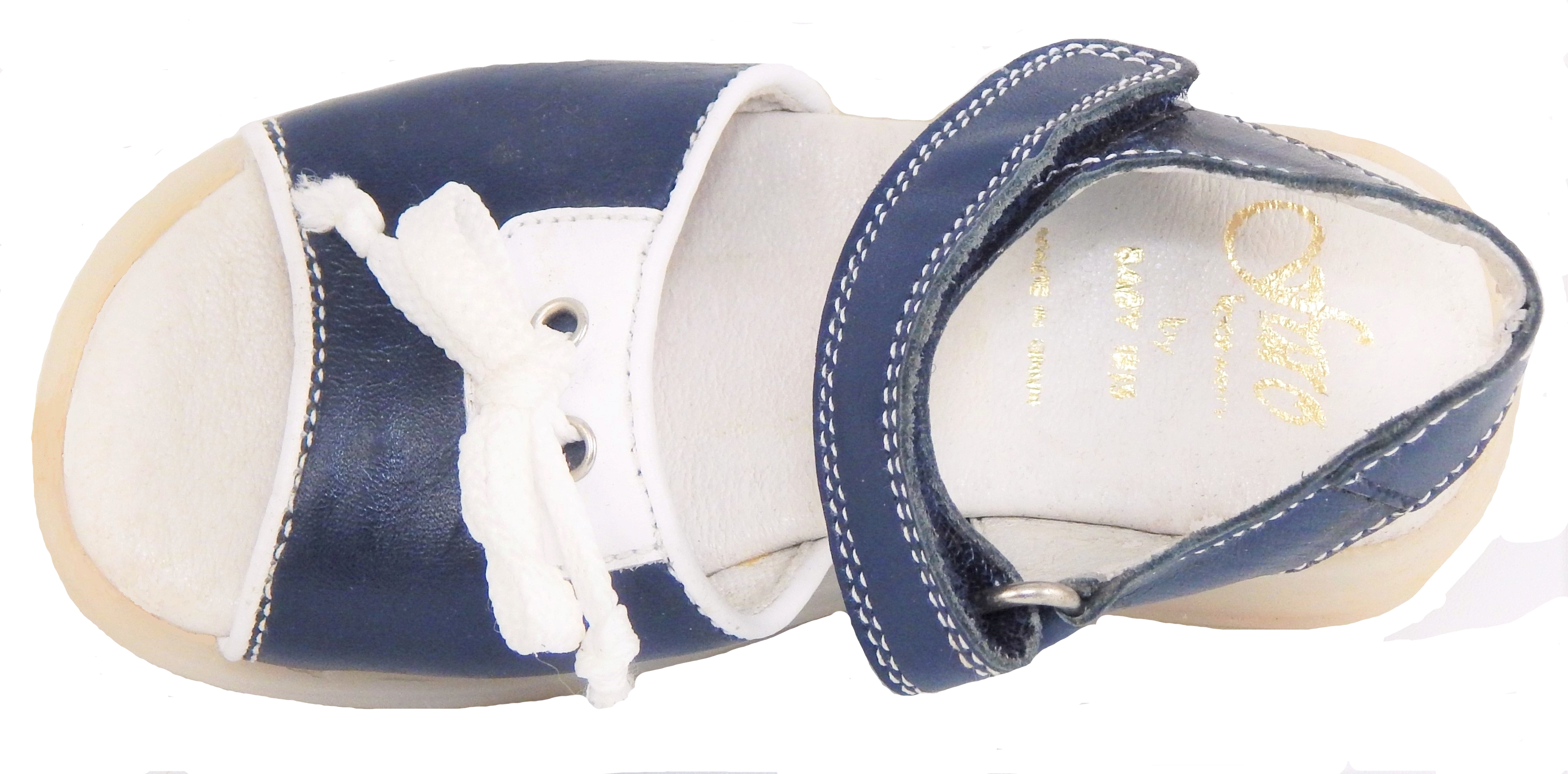 FARO B-7209 - Navy Tie Sandal - Euro 25 Size 8